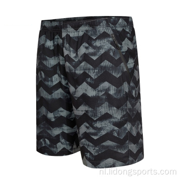 Zomer hardloop shorts mannen snel droge sportschool shorts